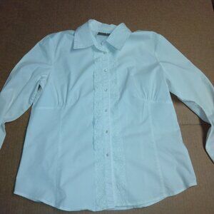 IE womens Large Long Sleeve Blouse